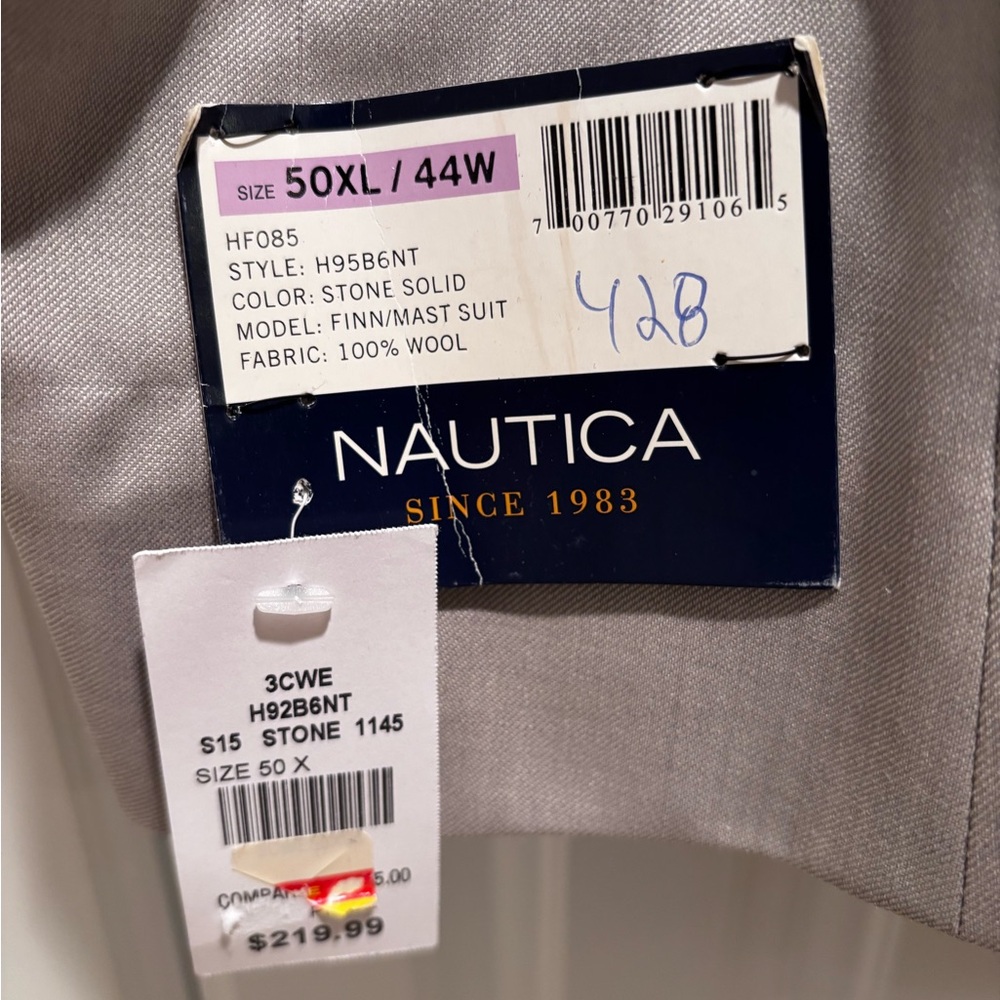 Nautica Men's Light Gray Sport Coat - Picture 5 of 5